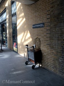 Platform 9 3/4 Harry Potter King Cross Station Londres