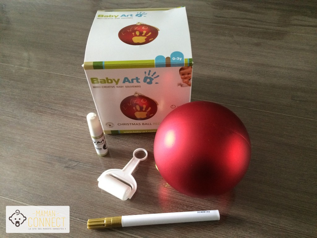 Kit boule de Noël Baby Art