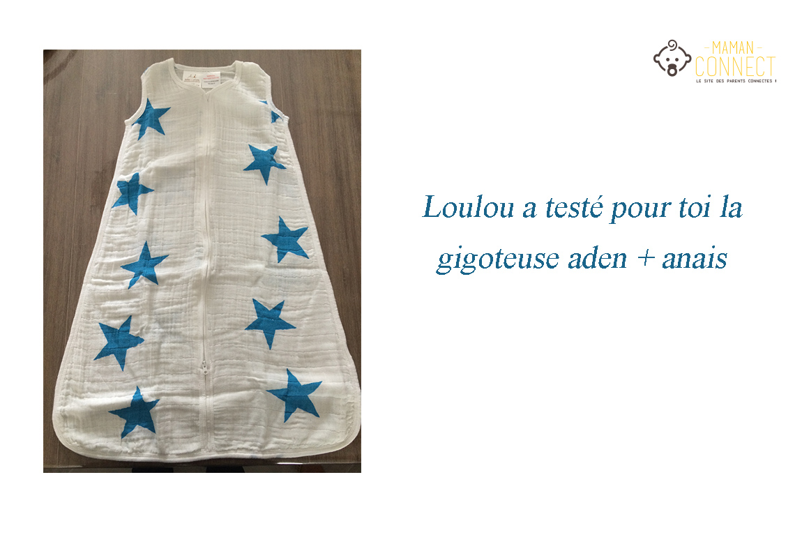 gigoteuse aden et anais étoiles bleues