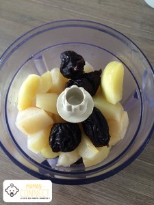 Mixeur et fruits