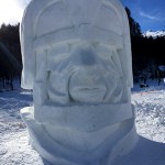 Sculpture sur neige valloire championnant international