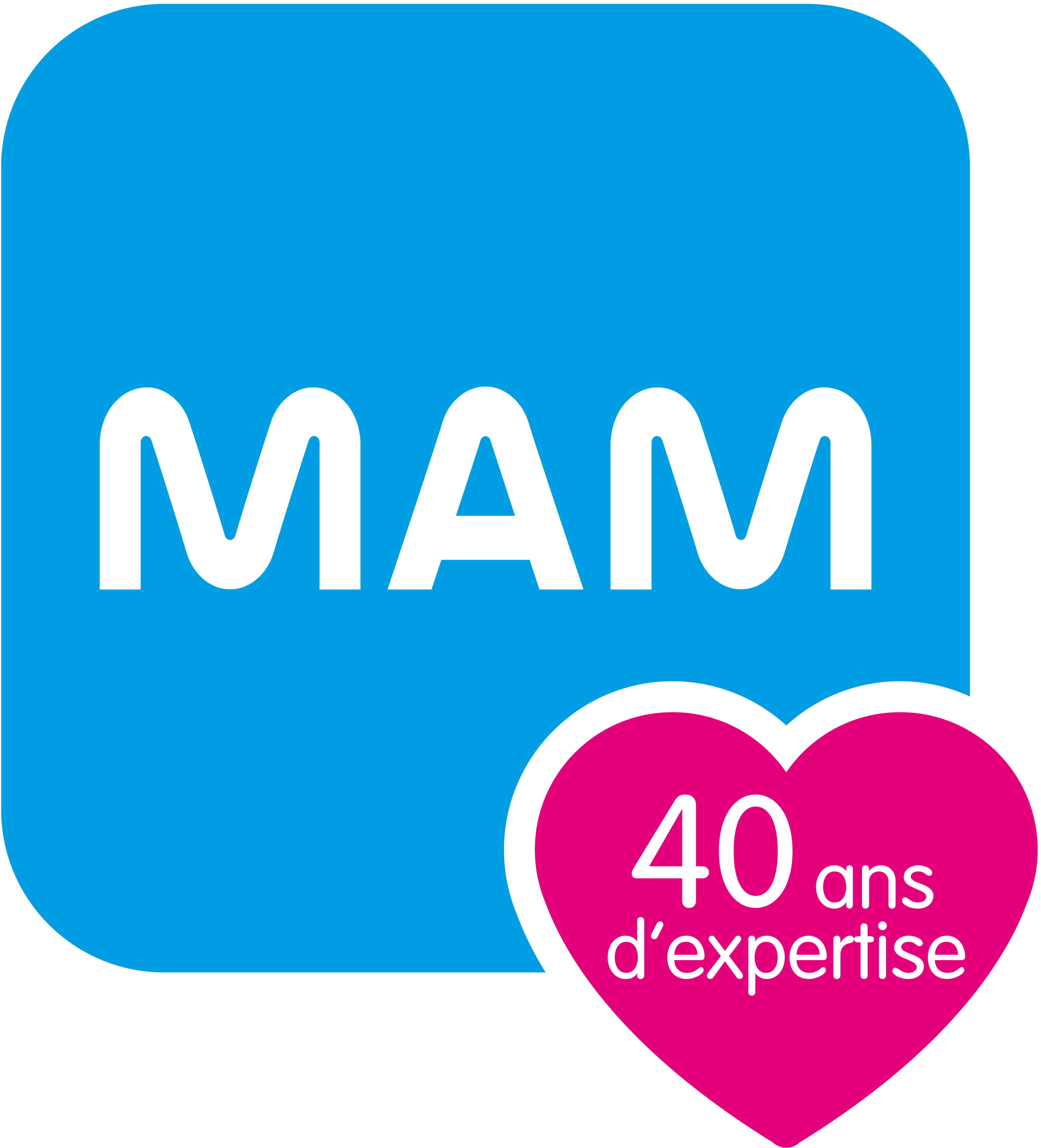logo MAM 40 ans