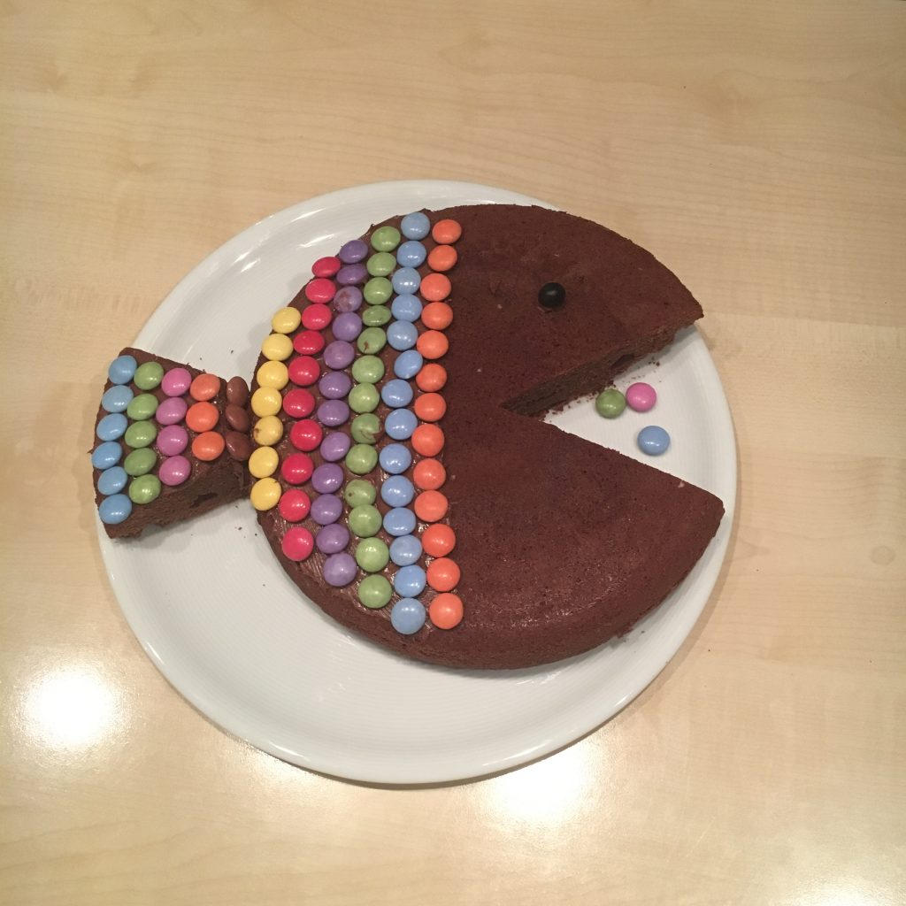 Gâteau poisson chocolat smarties
