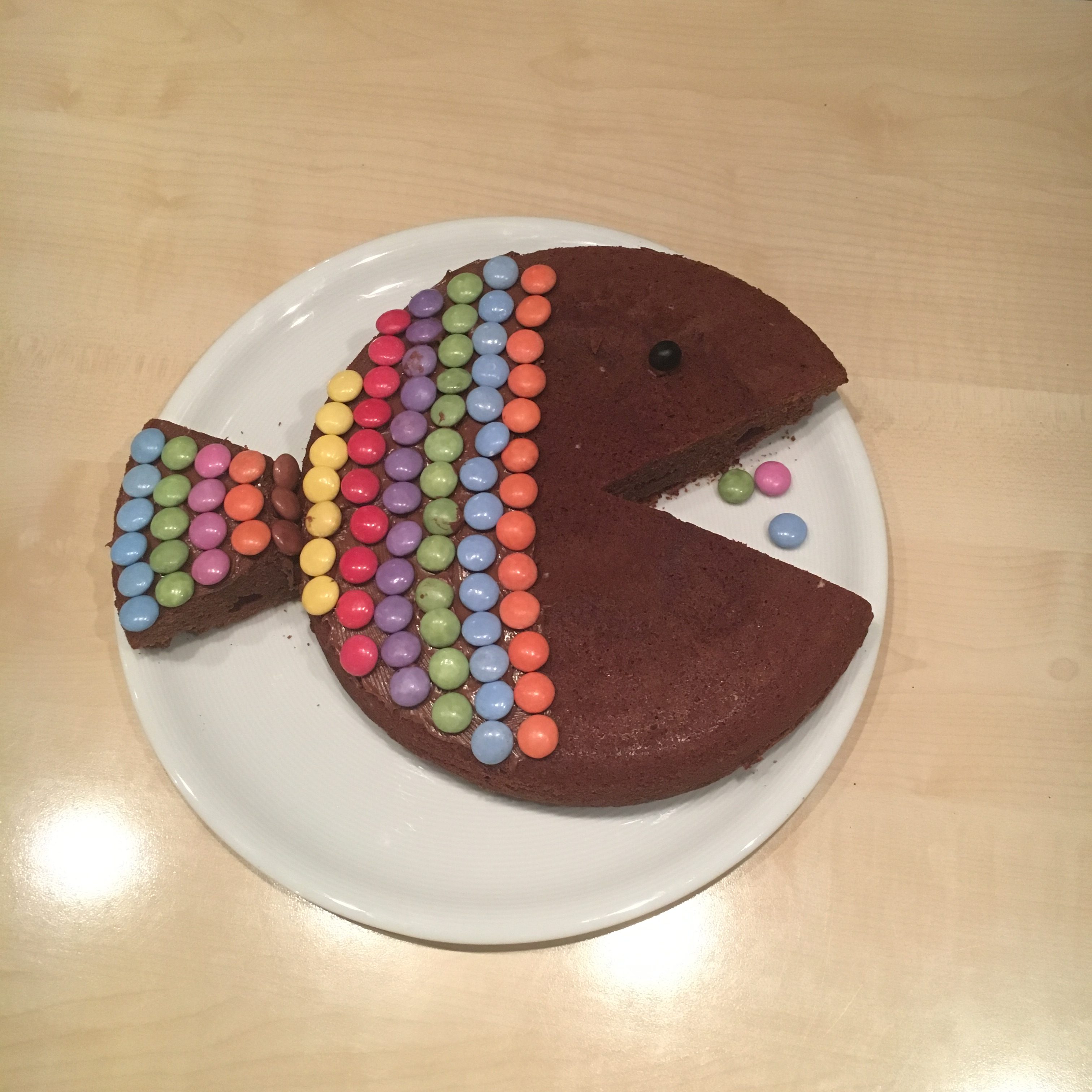 Gâteau au chocolat poisson smarties