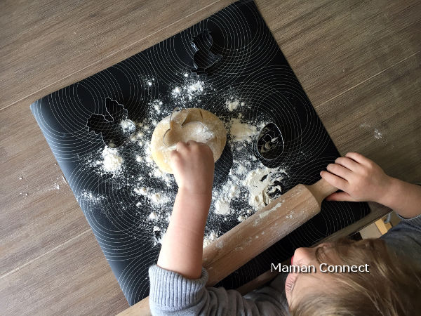 étaler boule pâte sablée