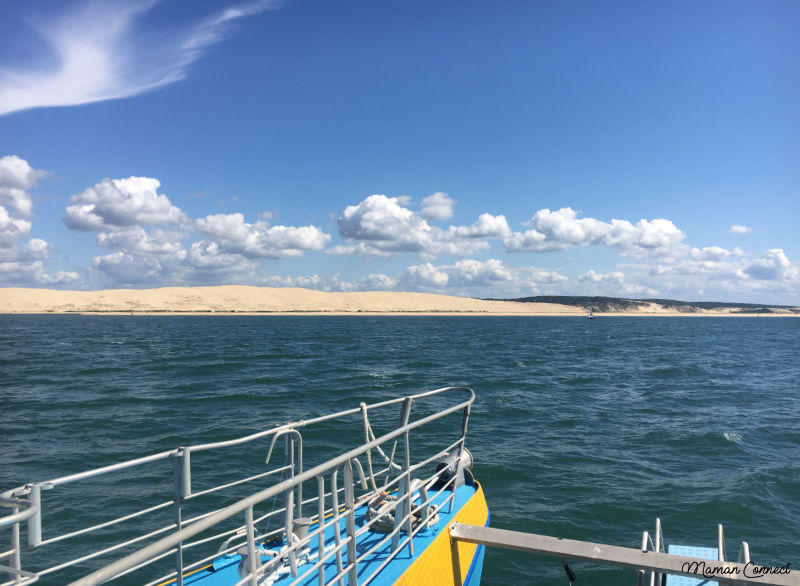 dune du pyla depuis la mer