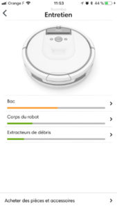 Entretien iRobot