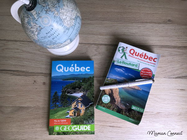 Guides Québec - road trip famille